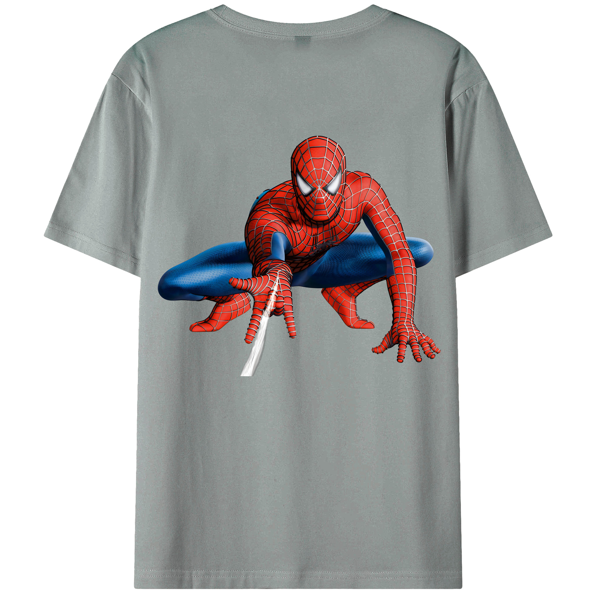 （画像用） アベンジャーズ The Avengers 綿100％ メンズ半袖Tシャツ（バックプリント） 通気性